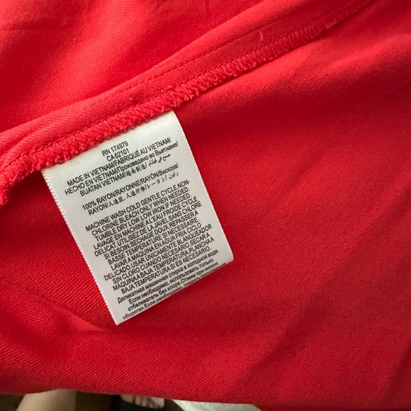 BCBGeneration Vibrant Red Long Sleeve Dress - Picture 13 of 13